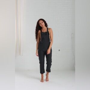 Kepola Design House London Linen Overalls Size S Handmade Fair Trade Linen